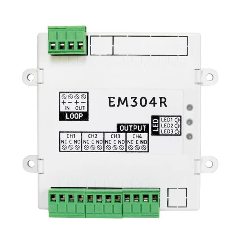 Interfaz Analógico INIM EM304R para Centrales Previdia