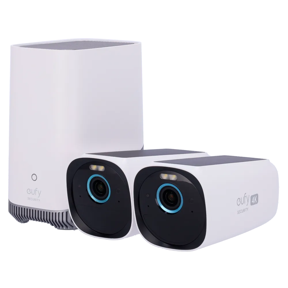 Eufy EUFY-CAM3-S330 Kit Cámara Solar 4K WiFi con Batería