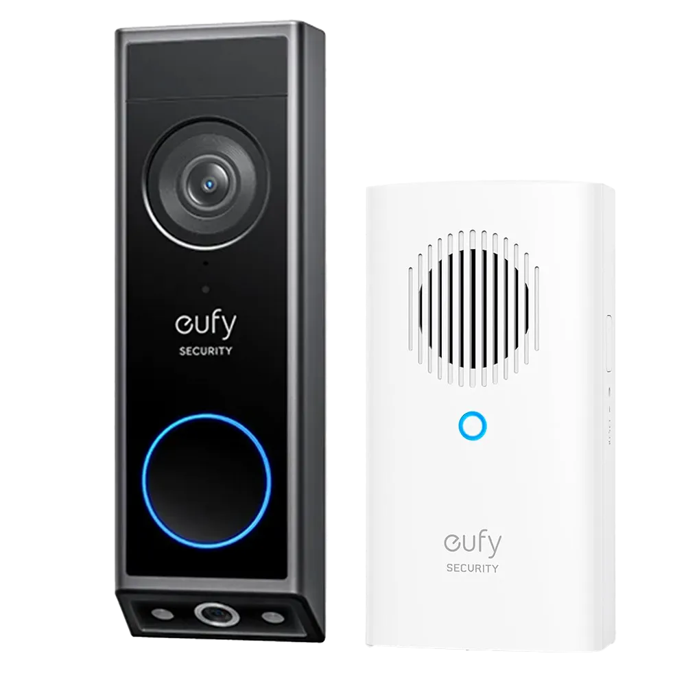 Videotimbre WiFi Eufy E340 EUFY-DOORBELL-E340-KIT Exterior