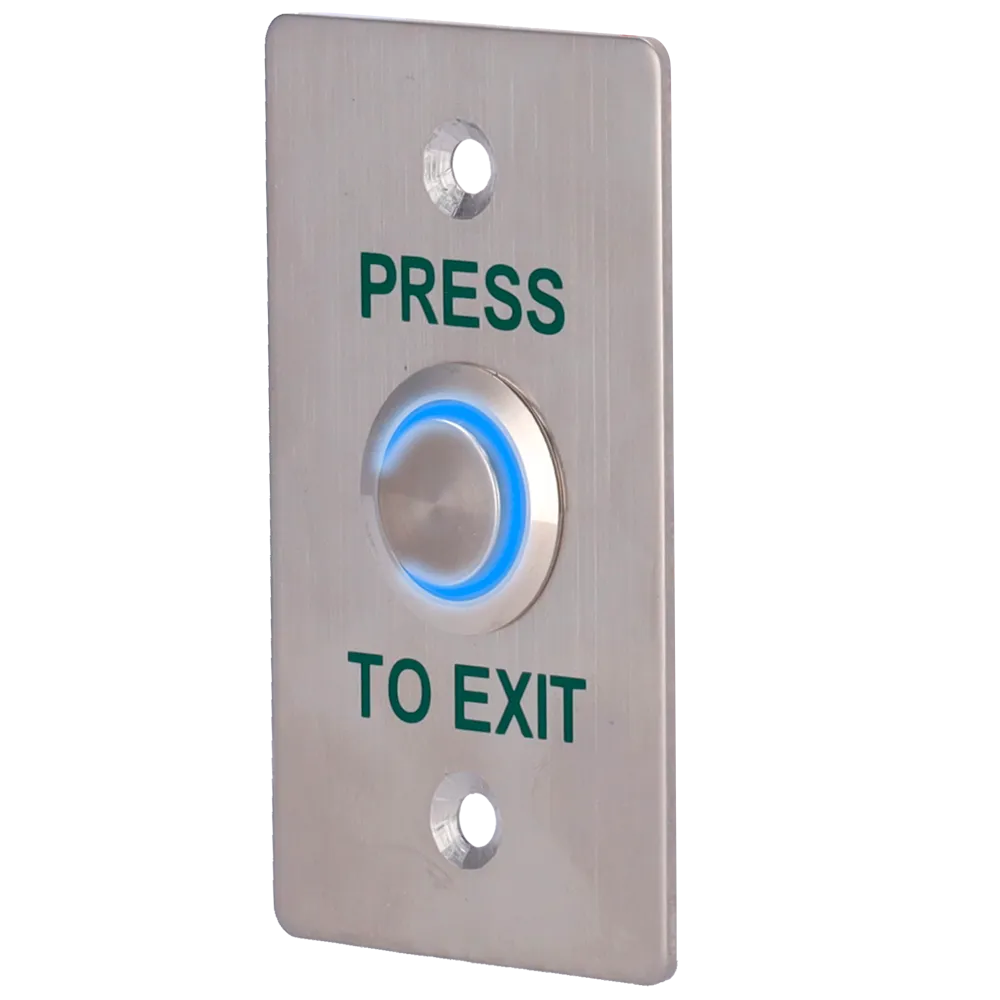 Pulsador Liberación EXITBUTTON303-SLIM-LED Acero Inoxidable
