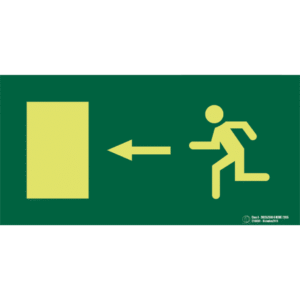 Señal / Cartel de Salida en planta. Clase A