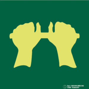 Señal / Cartel de Salida de Socorro. Clase A