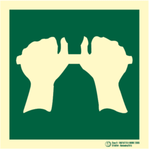 Señal / Cartel de Salida de Socorro / Barra antipánico. Clase B