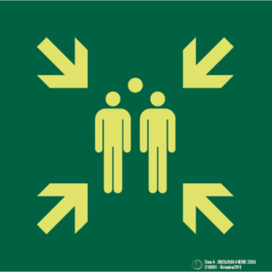 Señal / Cartel de Punto de reunión. Clase A