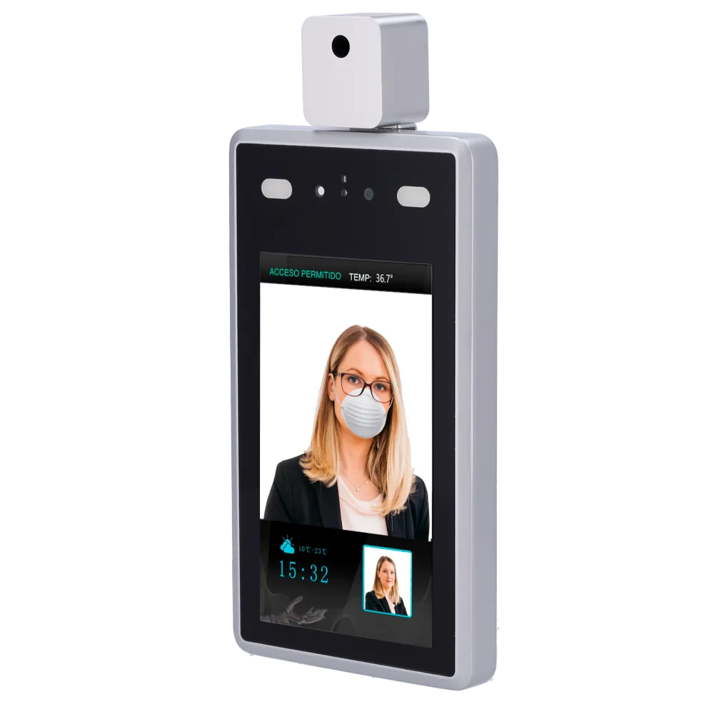 Control Acceso FACE-TEMP Detección Fiebre Reconocimiento Facial