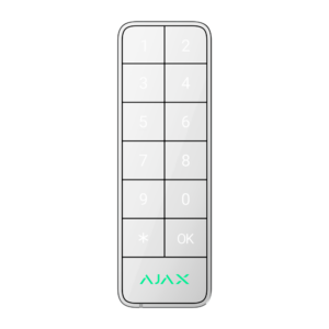 AJAX - FIBRA-KEYPADOUTDOOR-W - KeyPad Outdoor Fibra RFID blanco