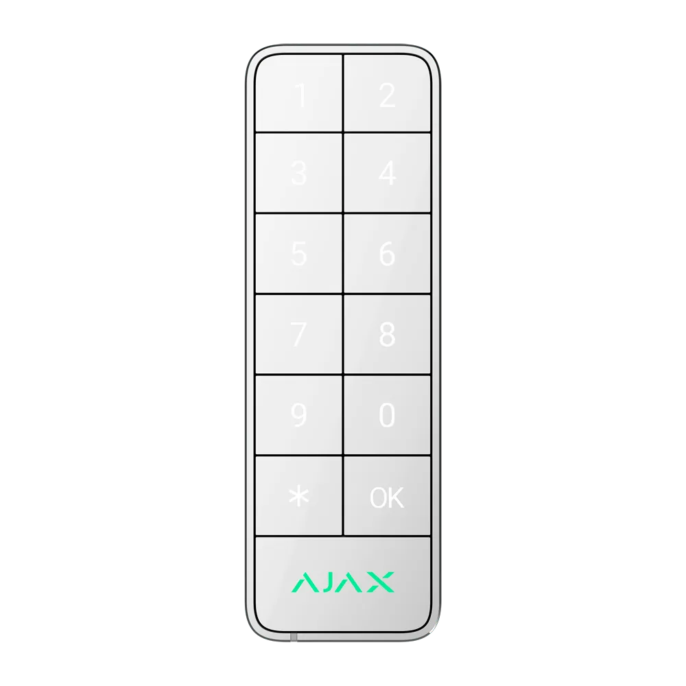 Ajax KeyPad Outdoor Fibra RFID FIBRA-KEYPADOUTDOOR-W Blanco