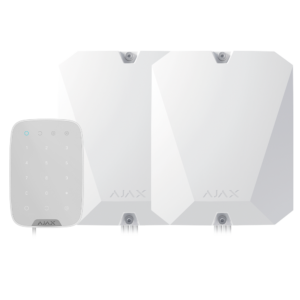 AJAX - FIBRA-KIT1-BASIC-4G-W - Kit profesional Fibra blanco con teclado app