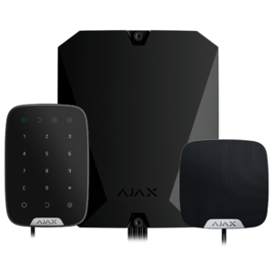 AJAX - FIBRA-KIT1-PRO-2G-B - Kit profesional Fibra negro con teclado con sirena app