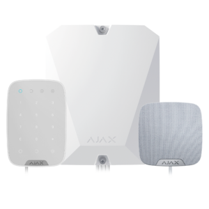 AJAX - FIBRA-KIT1-PRO-2G-W - Kit profesional Fibra blanco con teclado con sirena app