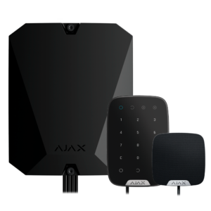 AJAX - FIBRA-KIT1-PRO-4G-B - Kit profesional Fibra negro con teclado con sirena app