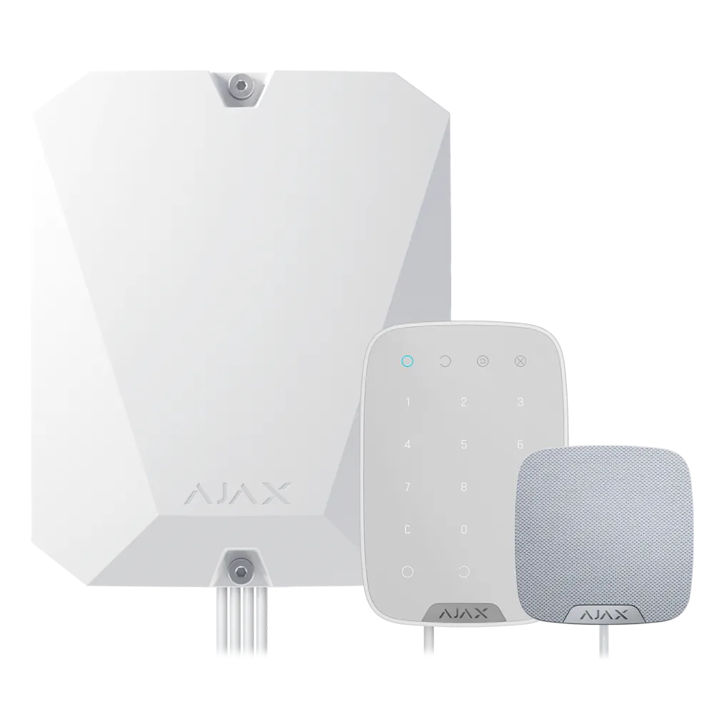 Kit Alarma AJAX FIBRA-KIT1-PRO-4G-W Grado 3 Certificado