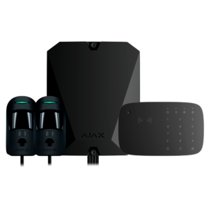 AJAX - FIBRA-KIT5-PRO-2G-B - Kit profesional Fibra negro con teclado con sirena con cámara app