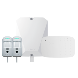 AJAX - FIBRA-KIT5-PRO-2G-W - Kit profesional Fibra blanco con teclado con sirena con cámara app