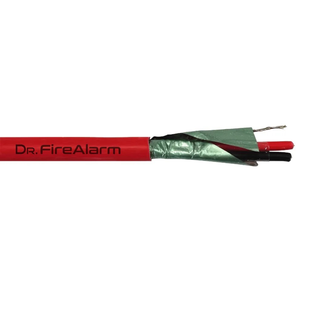 Cable FIRE2x1.5 LSZH 2×1,5 mm² libre de halógenos para detección de incendios