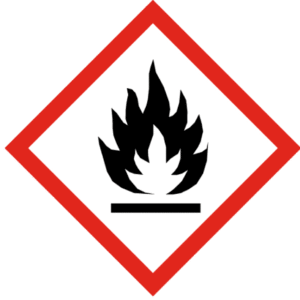 Señal de Sustancias inflamables