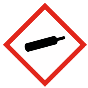 Señal de Gas bajo presión