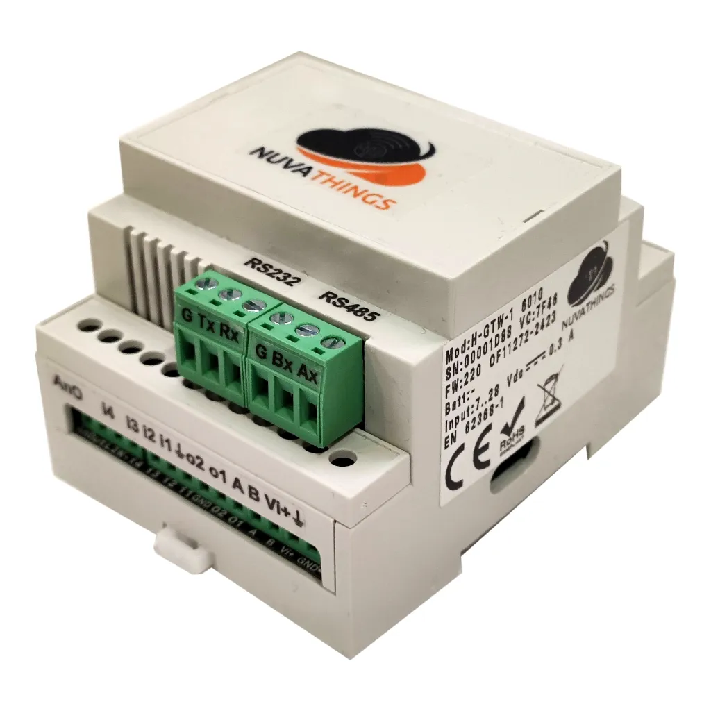 Comunicador Modbus RTU/TCP H-GTW-1 Centrales Incendio