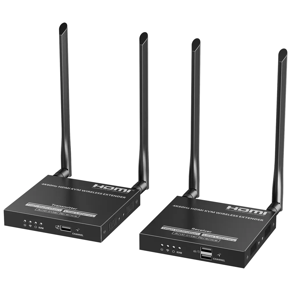 Extensor HDMI Inalámbrico 1:4 4K 60Hz 50m HDMI-EXT-PRO-W-4K60-KVM