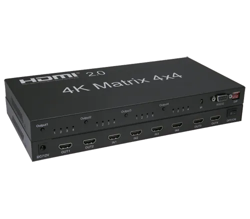 Matriz HDMI over IP 4x4 4K HDMI-MATRIX-4X4-4K