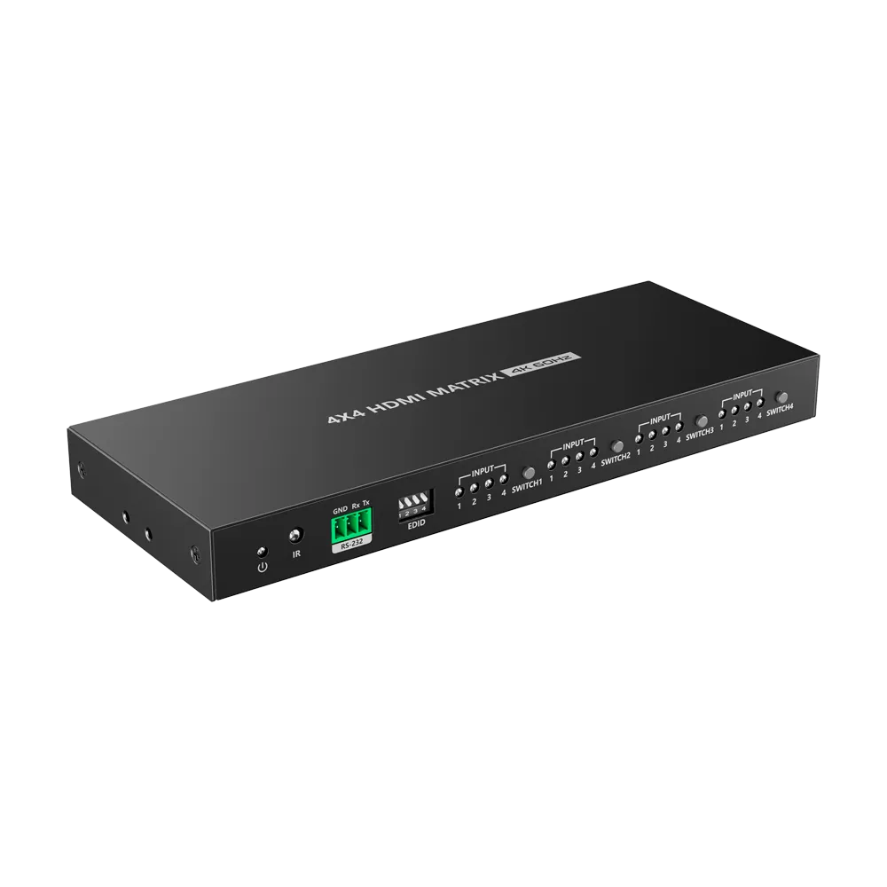 Matriz HDMI 4x4 4K 60Hz HDMI-MX-4x4-4K60 Profesional