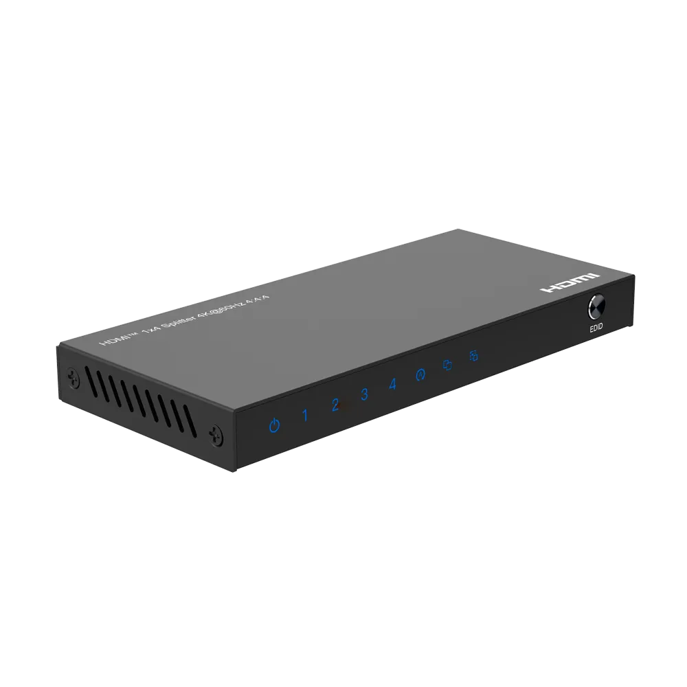 Splitter HDMI 1:4 4K 60Hz HDMI-SPL-1x4-4K60 Distribución Señal