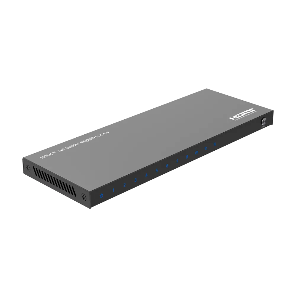 Splitter HDMI 1:8 4K 60Hz HDMI-SPL-1x8-4K60 Distribución Señal