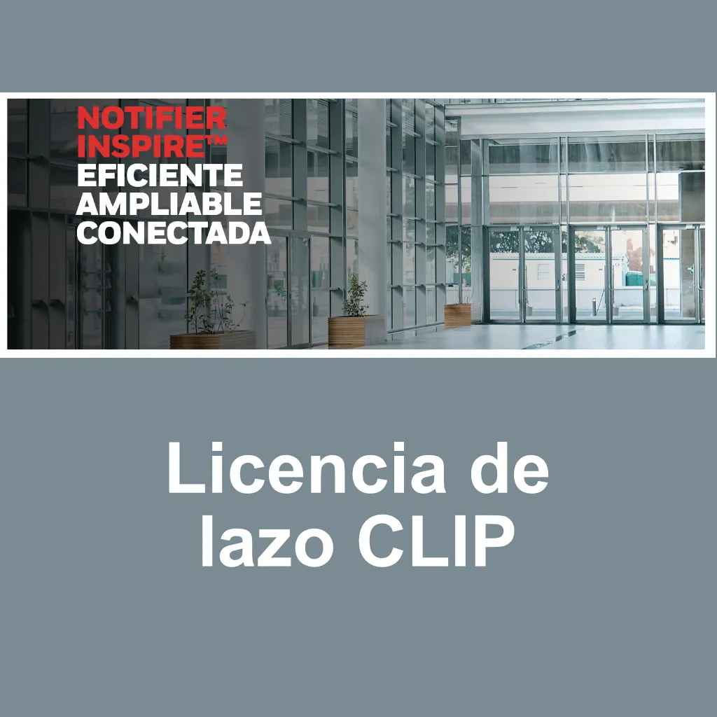 Licencia Analógico NOTIFIER LTE HOP-933-100 para Inspire