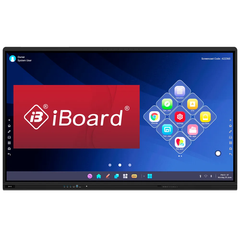 Pantalla Interactiva 86" 4K UHD Iboard IB-TE-MP-86E1-V3