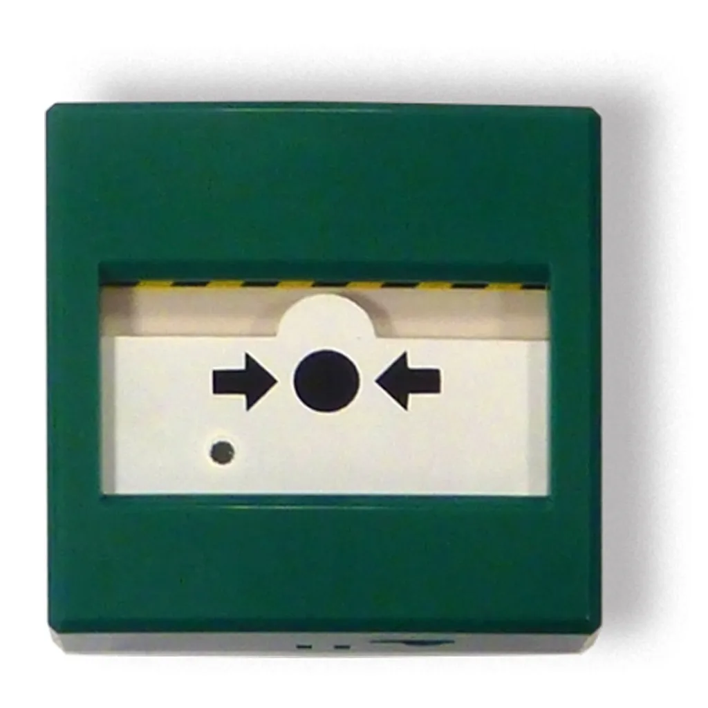 Tapa Verde IC0020G INIM para Pulsador de Alarma
