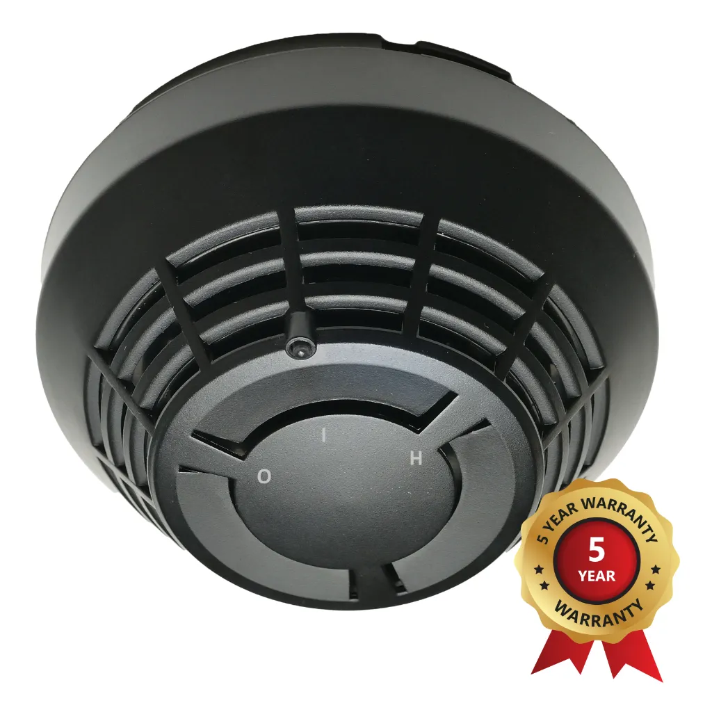 Detector CO Kidde KE-DP3121B Negro Analógico Profesional