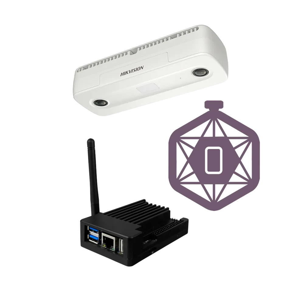 Hikvision KIT-PEOPLECOUNT-HIKDUAL-LITE Conteo Personas