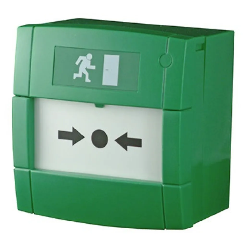 Pulsador Alarma NOTIFIER M4A-G000SF-K013-13 Verde Interior