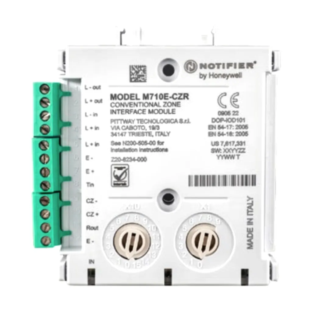 Fuente Alimentación NOTIFIER M710E-CZR Sistemas Analógicos
