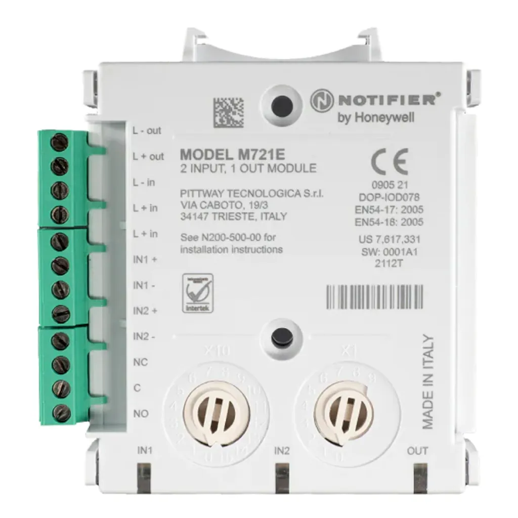 Módulo de Relés Analógico NOTIFIER M721E para Centrales
