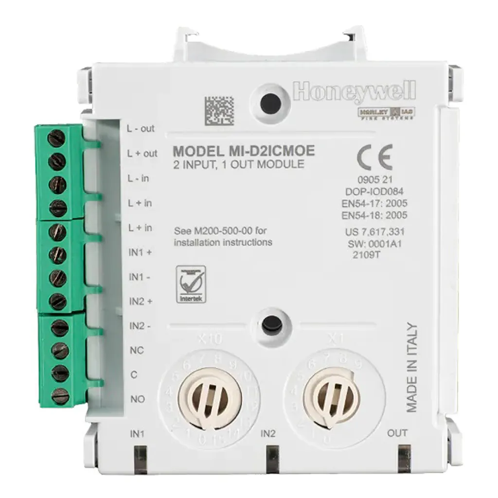 Módulo Relés Analógico MORLEY MI-D2ICMOE para Centrales