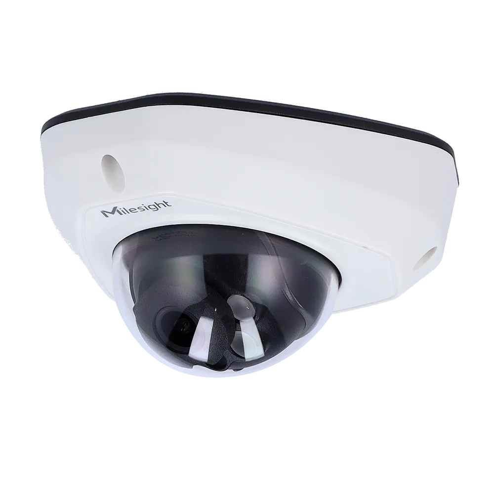Milesight MS-C4573-PD Cámara Mini Domo IP 4MP Exterior IR PoE
