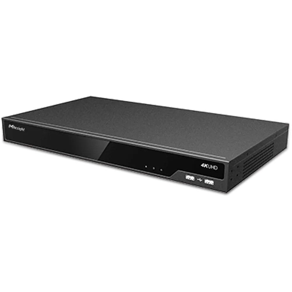 Milesight MS-N5016-NE NVR 16 Canales 4K H.265+ 2 HDD