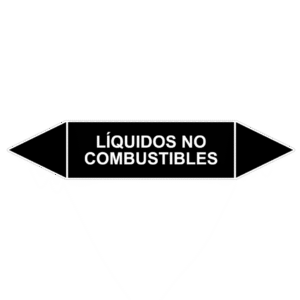 Señal de Marcaje tuberías. Líquidos no combustibles