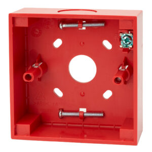 KIDDE - N-MC-BB-R - Pulsador de alarma Convencional, Analógico serie NC-MC superficie rojo