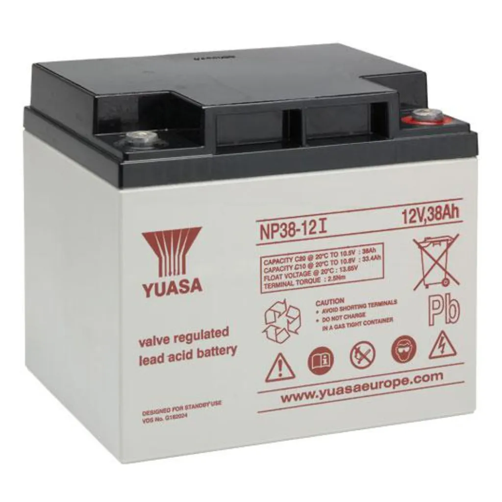 Batería 12V 38Ah NP38-12 para Centrales de Incendios