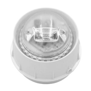 Sirena con flash rojo vía radio en red Mesh de Agile. Incluye 4 pilas CR123A. Color blanco (NRX-WSF-WR)