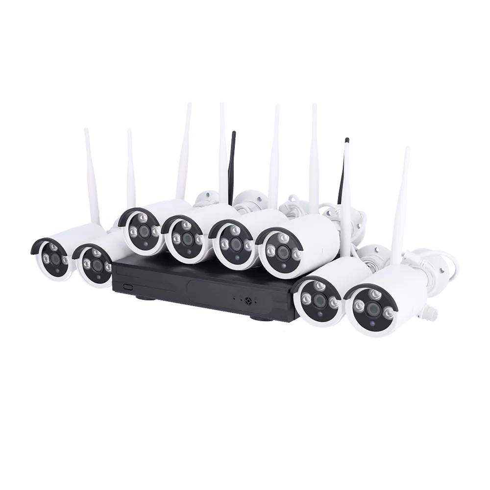 Kit Videovigilancia WiFi Nivian NV-KIT830W-8CAM 8 Cámaras