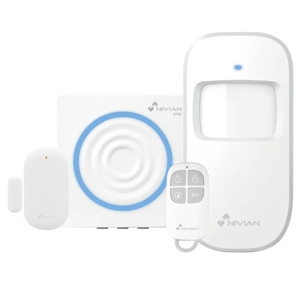 Kit Alarma WiFi Nivian NVS-ALARM1-W con Sirena y App
