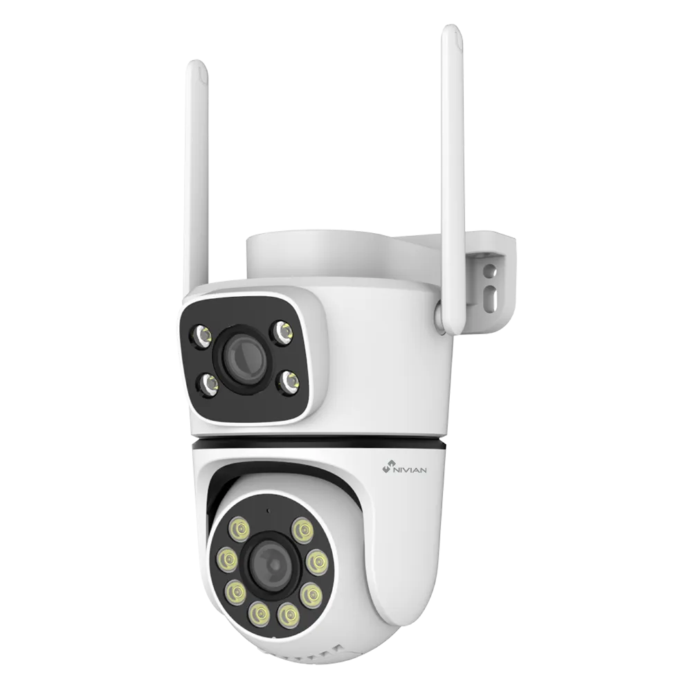 Cámara WiFi Dual 3MP Nivian NVS-IPC-0S6-DUAL Exterior