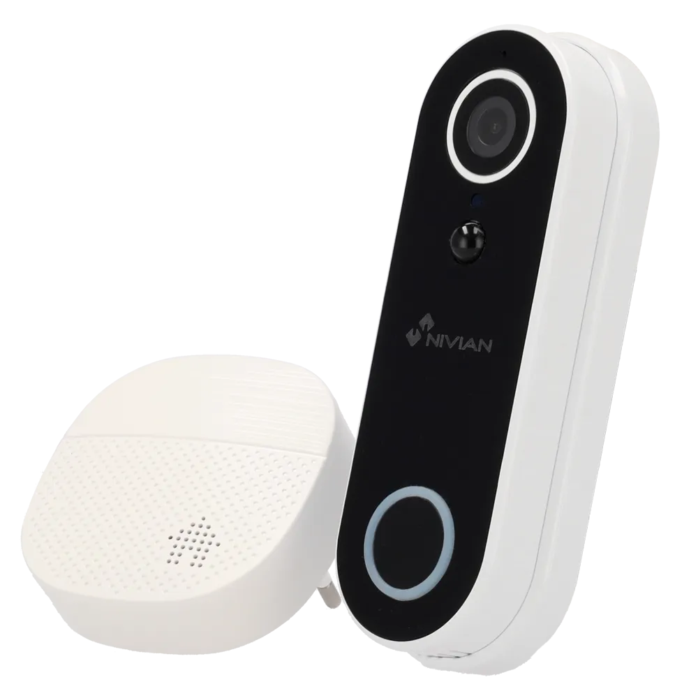 Videotimbre WiFi Nivian NVS-IPC-DB1 Exterior Interior