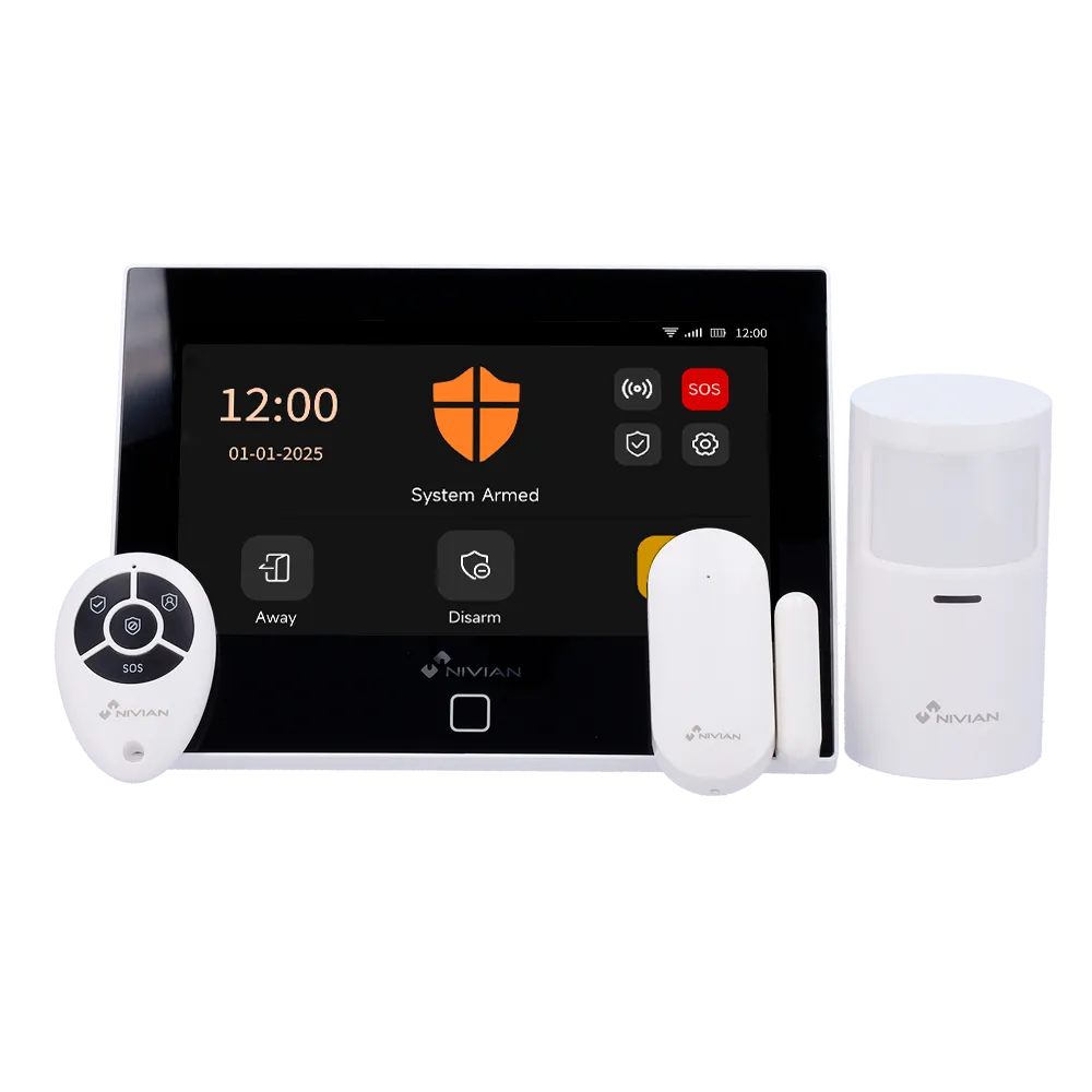 Kit Alarma Nivian NVS-TOUCHALARM-W WiFi GSM Táctil