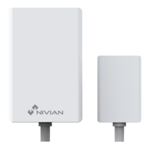 Nivian Smart - Detector de inundación - Sensor para suelo o pared con cable 1.5m - Marca Nivian Retail