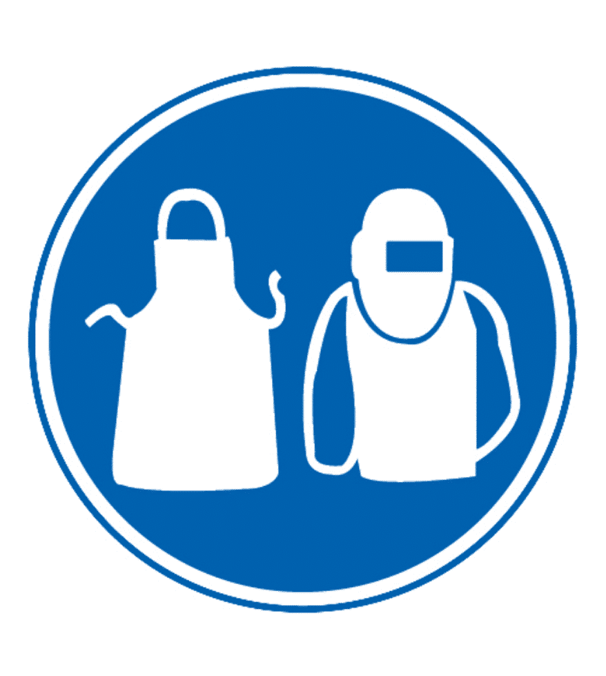 Señal / Cartel de Uso obligatorio de trajes protección - Imagen 2