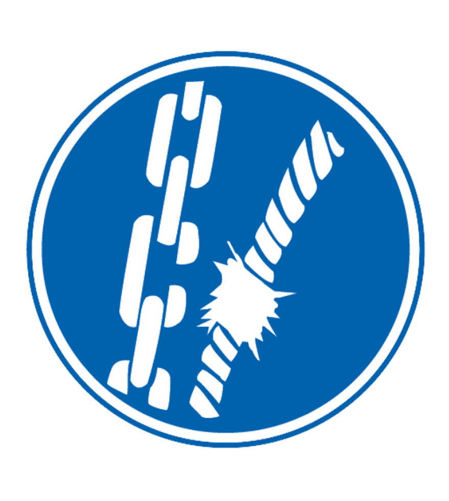 Señal / Cartel de Obligatorio revisar cables y cadenas - Imagen 2